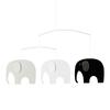 [Officially Imported] Flensted Mobile, Interior Ornament, Nordic Animal Elephant Party, Black/White, FSM130161, Gift Box Included, Baby Goods, Gift