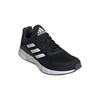 adidas Кроссовки Duramo Sl Low top LIGHTMOTION для тренировок, гонок, бега, унисекс, черные с белым, JQ9716