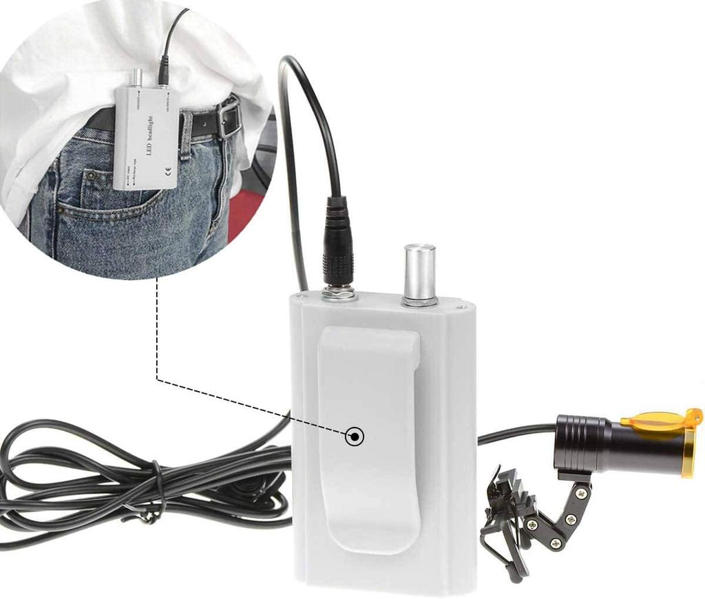 TopSeller Light Lamp Clip Type Light 5W Waist Battery Powerful Type High Accuracy For Regular Glasses Rechargeable Clip Clamp with Filter Easy to