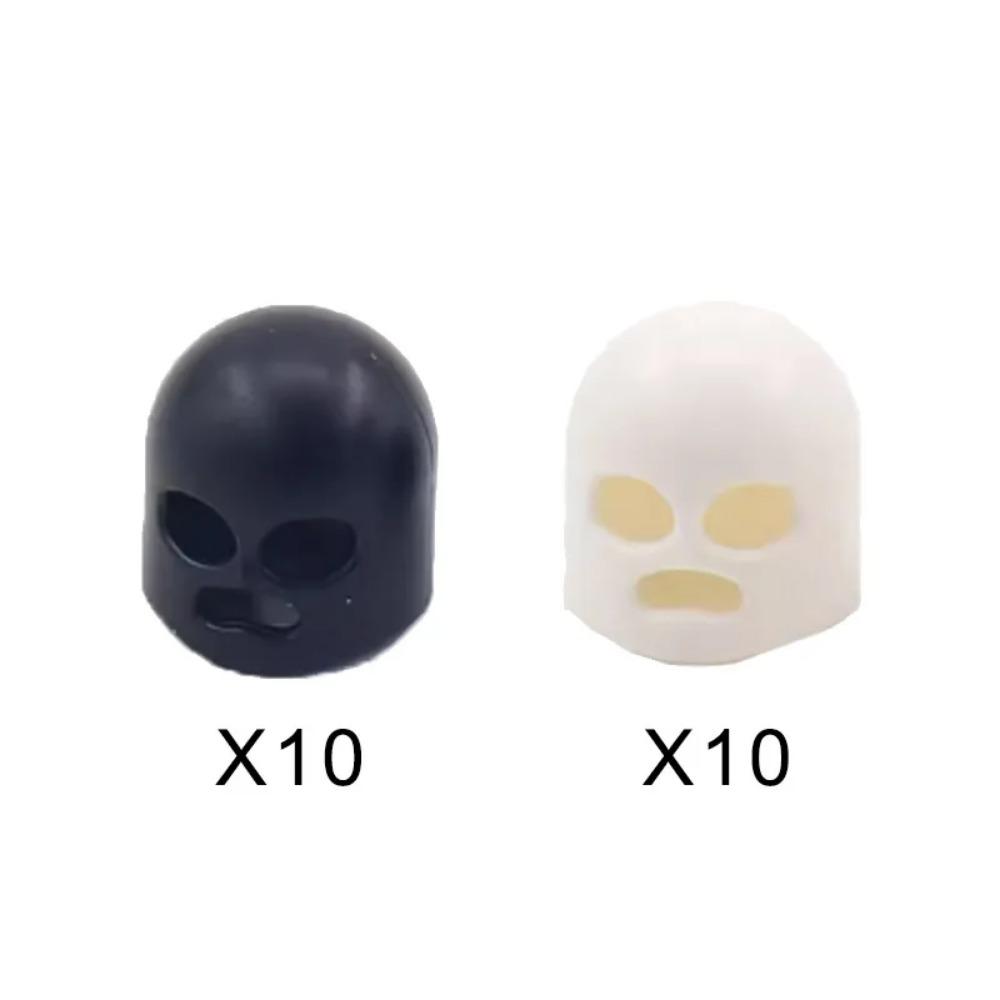 MOC Medieval Soldier Building Blocks King Beard Military Helmet Scarf Goggles Belt Cowboy Hat Duck Cap Mini Toys Brick Gift K042