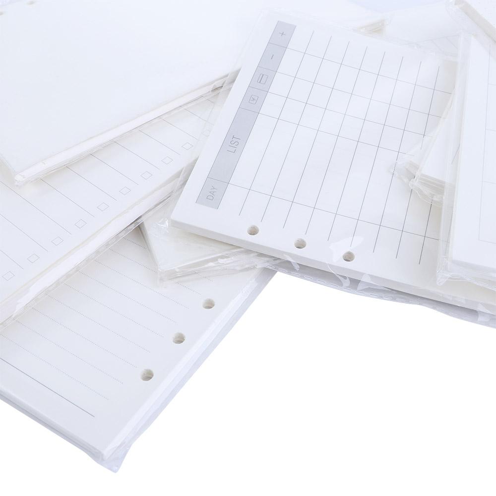 Planner Line Spiral Binder Notebook Refill Binder Inside Page Paper Refill Loose Leaf Inner Page