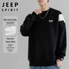 Мужская свободная толстовка JEEP SPIRIT с круглым вырезом и длинным рукавом