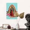 Ретро Металлические Знаки Дева Мария Гваделупская На Заказ Мексика Католический Святой Жестяная Табличка Паб Кафе Двор Домашний Декор 30x20см