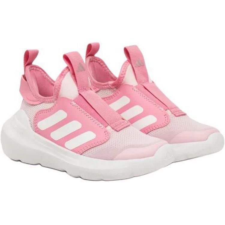 adidas Tensaurs Удобные Мягкие Прочные Низкие Повседневные Кроссовки Детские Розовые JR2724