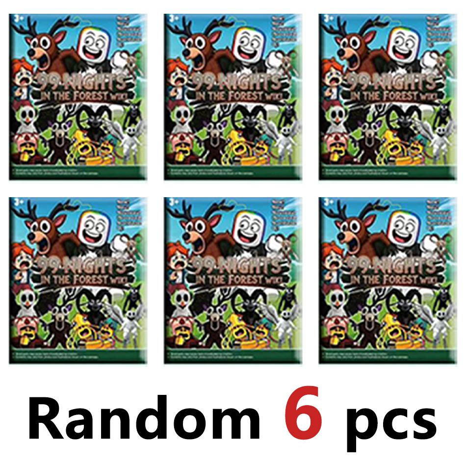 24 шт. 99 Ночей в Лесу Фигурки Животных Сова Олень Коза Модель Игрушка Кукла Хоррор Игры Фигурки Подарок для Детей