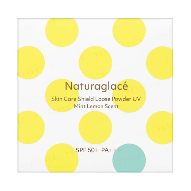 Naturaglace - Защитная рассыпчатая пудра для ухода за кожей UV Мятно-лимонный аромат SPF 50+ PA+++