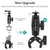 For GoPro 13 12 11 10 9 8 Motorcycle Bicycle Holder Handlebar Mount Bracket For Insta360 X5 X4 DJI OSMO Action 5 Pro Accessories