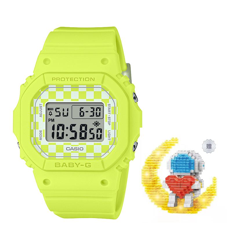 Casio Женские часы BABY-G Желтые BGD-565GS-9PR BGD-565GS-9PR
