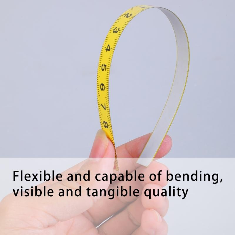 20/30/40cm Soft Tape Measure Backed Adhesive Flexible Tape Measure High Precision Measurement Tool for Home Crafts