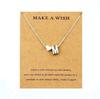 26 Letters Sweater Chain Necklaces Tiny Love Heart Pendants for Women Collier Lovers Gift Choker Necklace Pendant Gifts Jewelry Friendship Gifts 1pcs