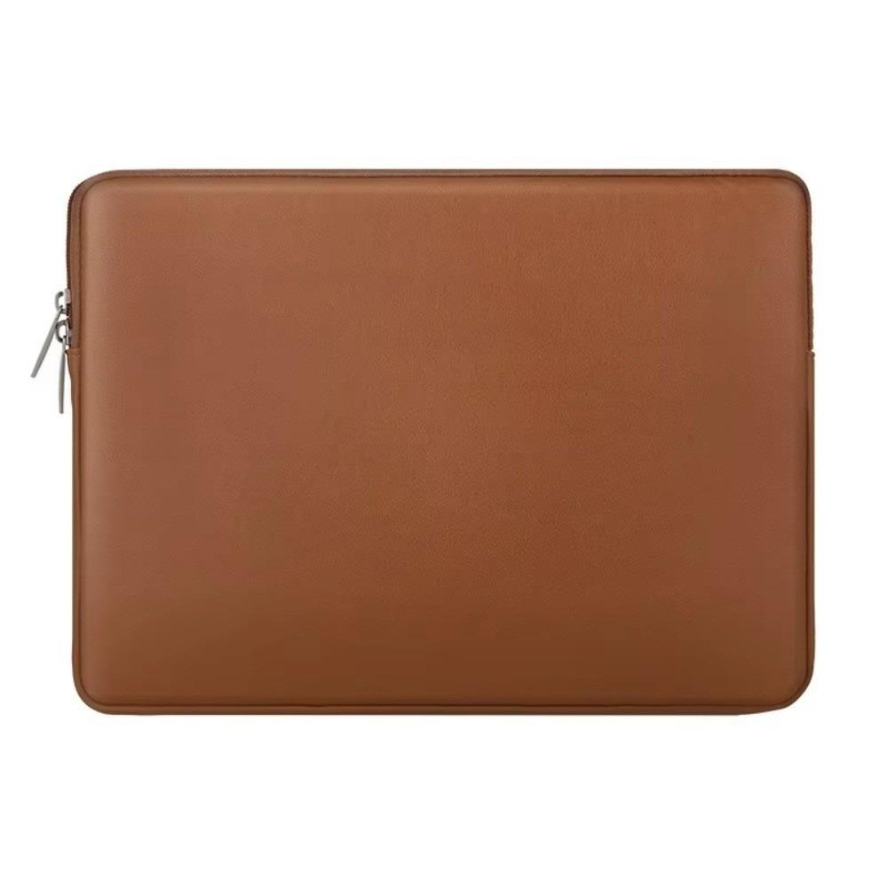 PU Leather Laptop Bag Anti Fall Laptop Protection Cover Simple Laptop Pouch Storage Tablet