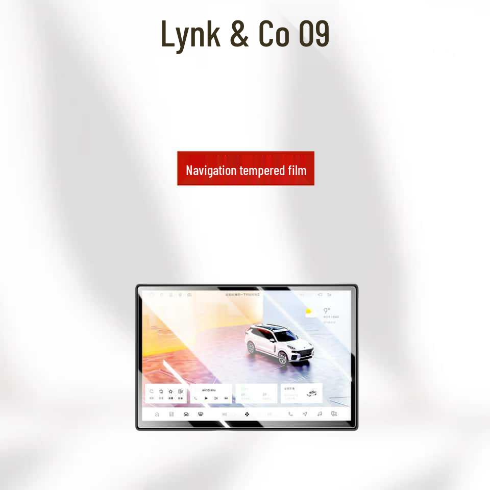 Закаленное стекло для центральной консоли и приборной панели Lynk & Co 09