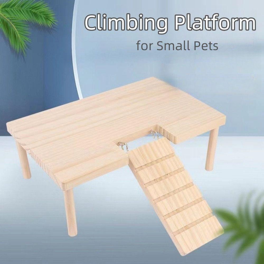 Игрушка-лестница для хомяков, прыгательная платформа, новая деревянная платформа-лестница для мелких домашних животных