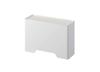 Yamazaki Jitsugyo Magnetic Mask Holder White Approx. W19 X D6.5 X H13.5cm Tower Mask Case Box Type Entrance Mask 4358