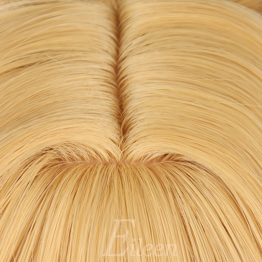 Genshin Impact Navia Eileen Wig, Heat-Resistant, Perfect for Halloween, Christmas, and School Festivals [Includes Net]