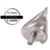 High-Speed Steel 6-60mm Spiral Groove Triangular Handle Step Drill Bit
