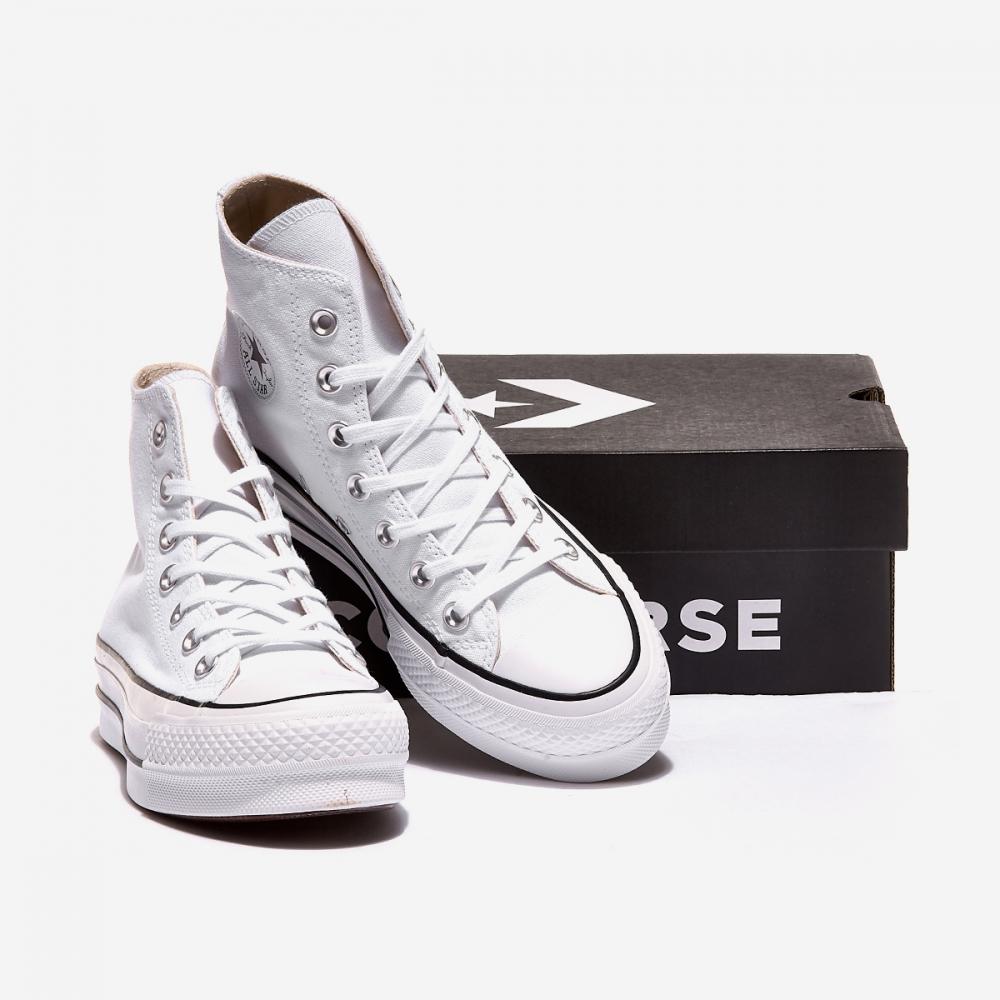 Converse Chuck Taylor All Star Lift Canvas Белый Высокий 560846c Белый Черный Белый