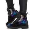 Fashion 2024 Skull Flower Print High-Top Sneakers Women Boot Autumn Winter Fashion Woman Ankle Boots Adult Botas Mujer Plus Size 43 Goth
