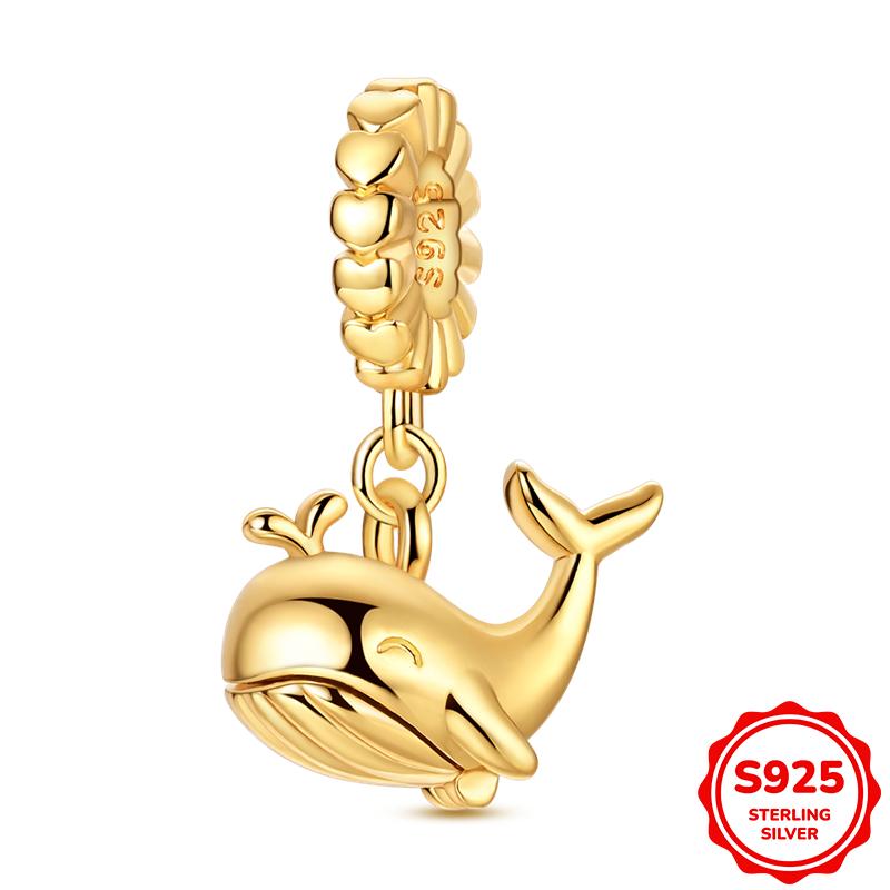 Новинка Элементы 18K Позолоченная Подвеска Шарм Бусины Подходит для Браслета 3 мм Ожерелья Для Женщин Ювелирные Изделия DIY Изготовление Подарки