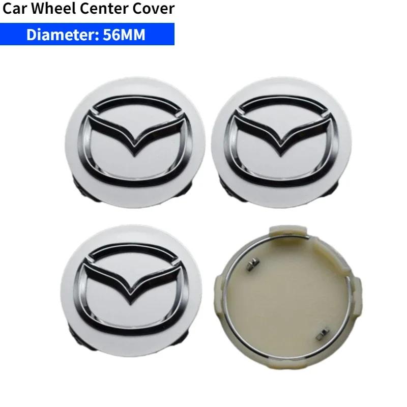2025 Hot For Mazda Atenza MX3 CX3 CX5 2 3 6 323 626 RX8 RX7 Protege Axela Speed 6 52/56/60mm Auto Wheel Center Cover Hub Cover D