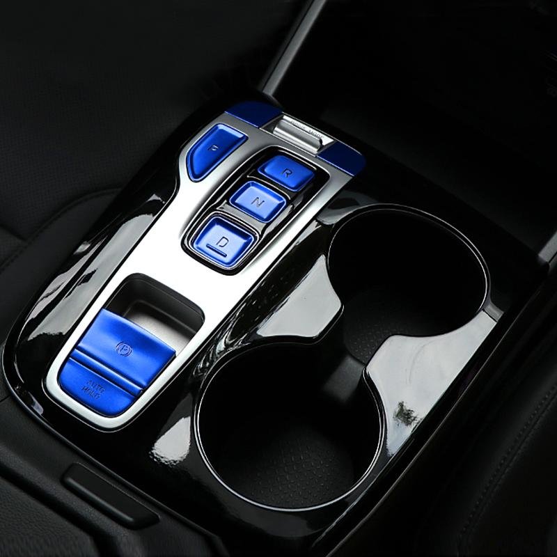 Алюминиевый автомобильный электронный ручной тормоз ESP кнопка крышка отделка наклейки аксессуары для Hyundai Tucson NX4 2021 2022 2023 2024 N Line