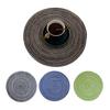 2 Pcs Anti-Slip Round Table Mat Set Woven Placemats Dining Table Non-Slip Coasters for Kitchen Heat
