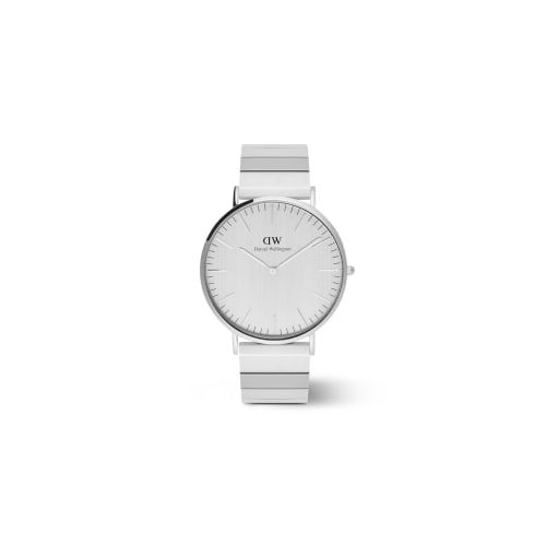Daniel Wellington DW Classic Piano S Brushed Silver Men's Watch, Automatic, Stylish and Stylish, Perfect for Men In Their 20s, 30s, 40s, and 50s. A Pe