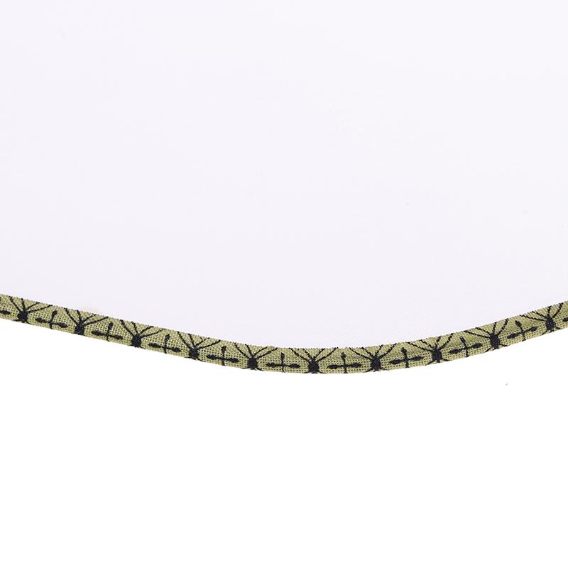 Белый элегантный ручной веер гонг-фан пустая детская художественная роспись веера своими руками