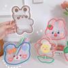 Kawaii Pencil Holder Transparent Acrylic Decorative Pen Holder Cute Desktop Storage Supplies Pen Box School Office Stationery