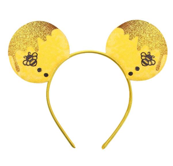 Cartoon Piglet Tigger Hair Accessories Women Winnie the Pooh Bear Ears Hairbands Kids Eeyore Bow Headbands For Girls Gift