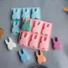 Tooth Shape Silicone Mold 6 Cavity 3D Molar Molds Tray DIY Baking Decorating Tools For Chocolate Gummy Candy Jelly Mold