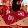 Royal Wedding Kneeling Pads: Bride's Tea Ceremony Double Happiness Cushions