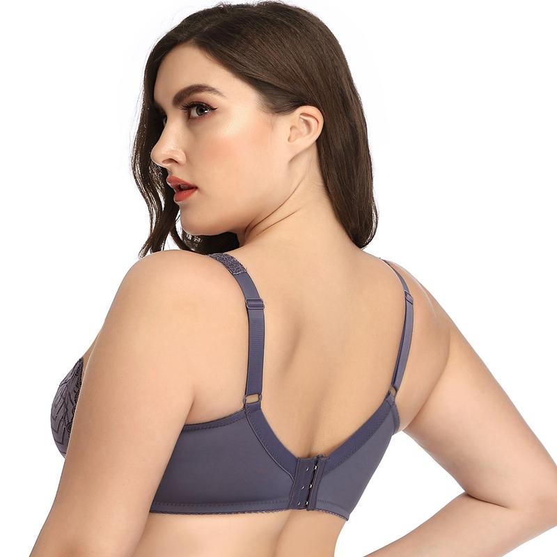 Women Bra C Cup Lace Wired Underwear Ultra Thin Unlined Bras