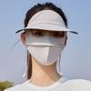 Маска из ледяного шелка с защитой от УФ-лучей, пылезащитная, вуаль для защиты от УФ-лучей, тонкая солнцезащитная маска для лица, унисекс