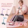 Фитнес-резинки - 4-трубчатые педали Puller, тренажер для пресса Yoga Pull Rope, тренажер для приседаний Sit Up Gym Equipment