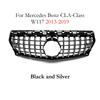 Front Bumper Grille For Mercedes Benz CLA-Class W117 2013-2019 CLA180 CLA200 CLA250 GT Style Hood Mesh Front Grill Auto Parts