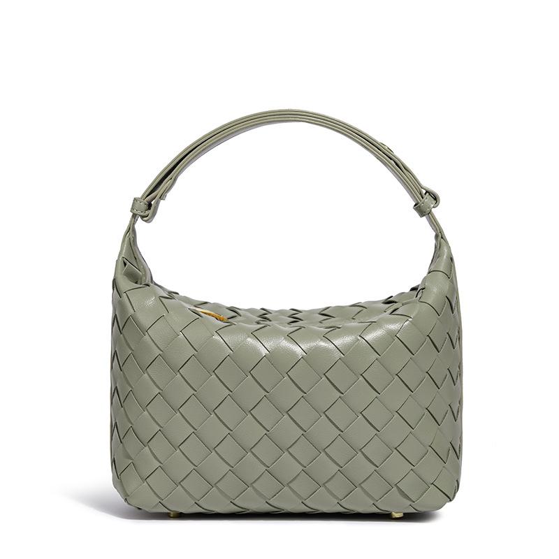 Handwoven hand bag cross-border new fresh temperament shoulder bag horizontal casual style underarm bag