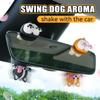 Cute Puppy Car Air Freshener Swing Dog Aroma Diffuser for Rearview Mirror Vehicle Perfume Decoration