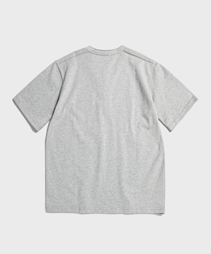 Beulonseun Хлопковая футболка-henley с коротким рукавом, 10,6 унций, серая