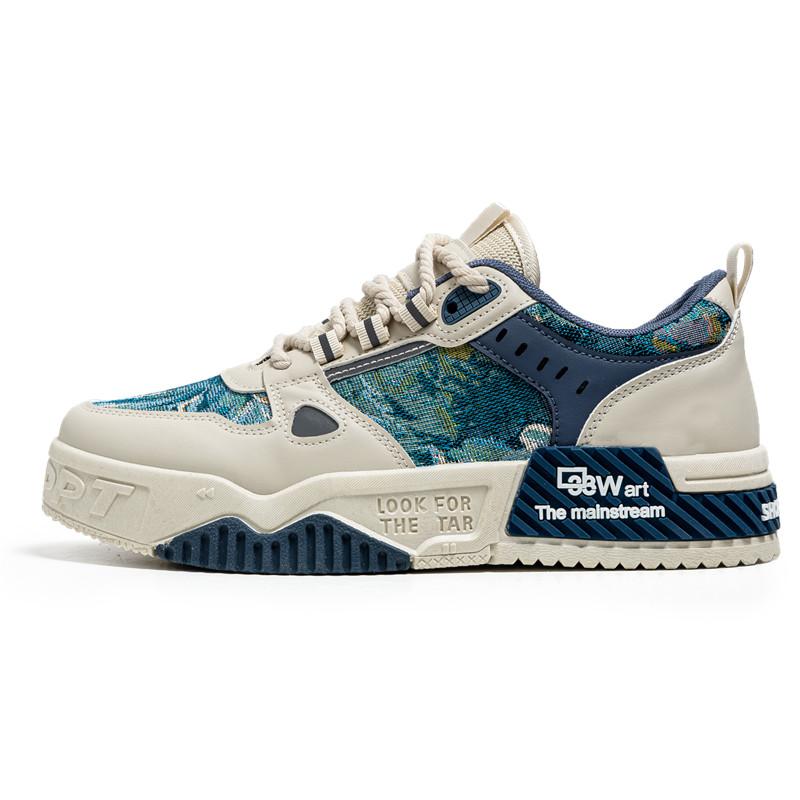 Мужские летние повседневные кроссовки Новые мужские кроссовки Модельерская обувь на платформе Уличная теннисная тренировочная обувь для мужчин