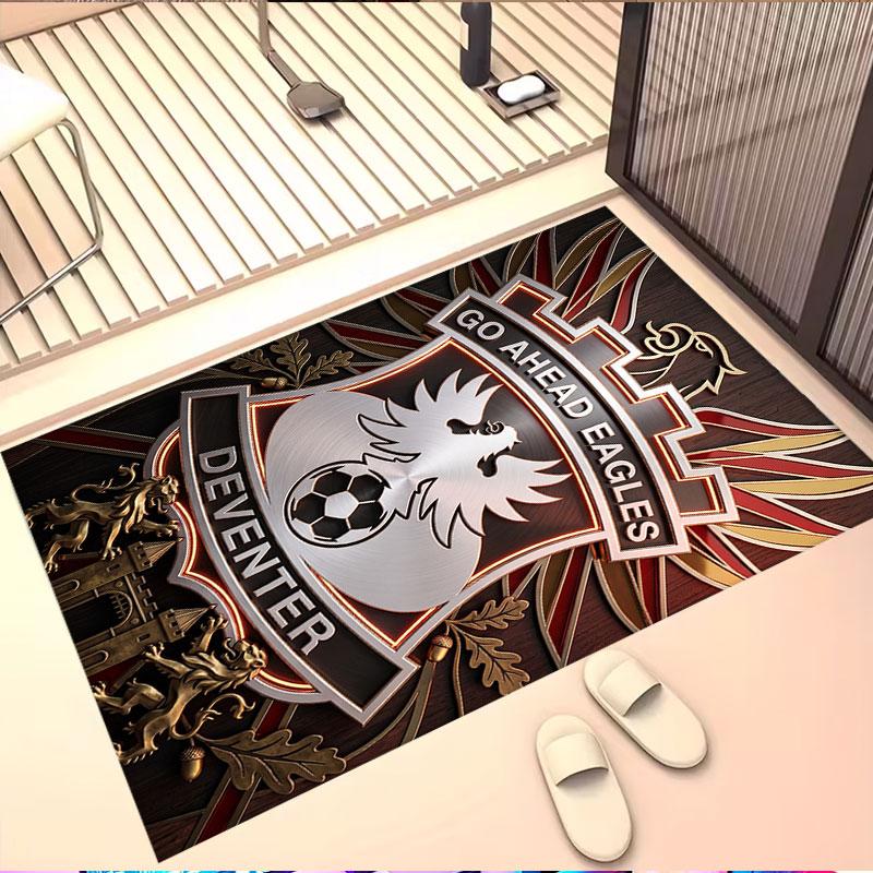 Коврик с принтом Go Ahead Eagles, Моющийся напольный ковер, Для прихожей, Общежития, Прачечной, Офиса, Кабинета, Декор дома, Подарок на день рождения, Рождество