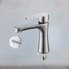 Anti-Leakage Stainless Steel Faucet Single Handle Lavatory Vanity Sink Tap Domestic Use