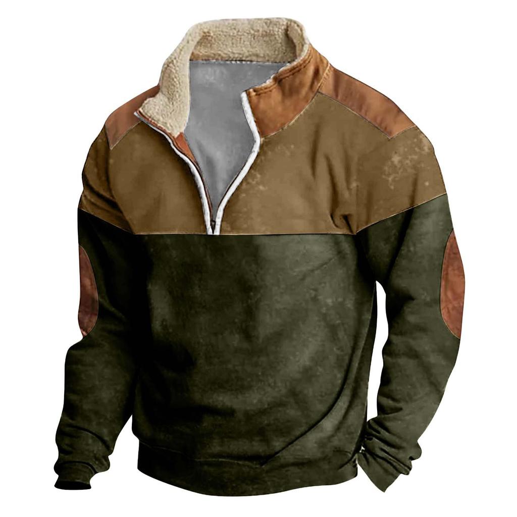 Men's  Hoodie  Loose  Long Sleeves  Round Neck