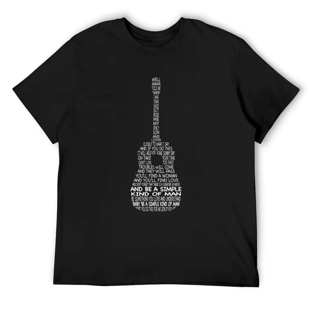 Band simple man lyrics viny Футболка аниме вещи хлопок графические футболки affliction рубашки одежда для мужчин