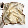 Fashion 100% Real Silk Scarf 53cm Square Bandelet Women's Silk Temperament Small Scarf Neck Decorative Wrap Printed Scarves