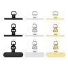 0.3Mm Sturdy Metal Cellphone Tether Tab 360 Degree Rotation Phone Hanging Strap Gasket Replacement Phone Lanyard Patch Clip