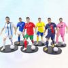 6pcs New Football Star FIFA C.Ronaldo Messi Mbappe Model Dolls Cartoon Cute Action Figure Car Accessories Football Fans Gifts
