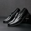 Fashion British Penny Loafers New Charm Business Black Brown Shoes For Men Designer Formal Wedding Prom Dress Homecoming Footwear