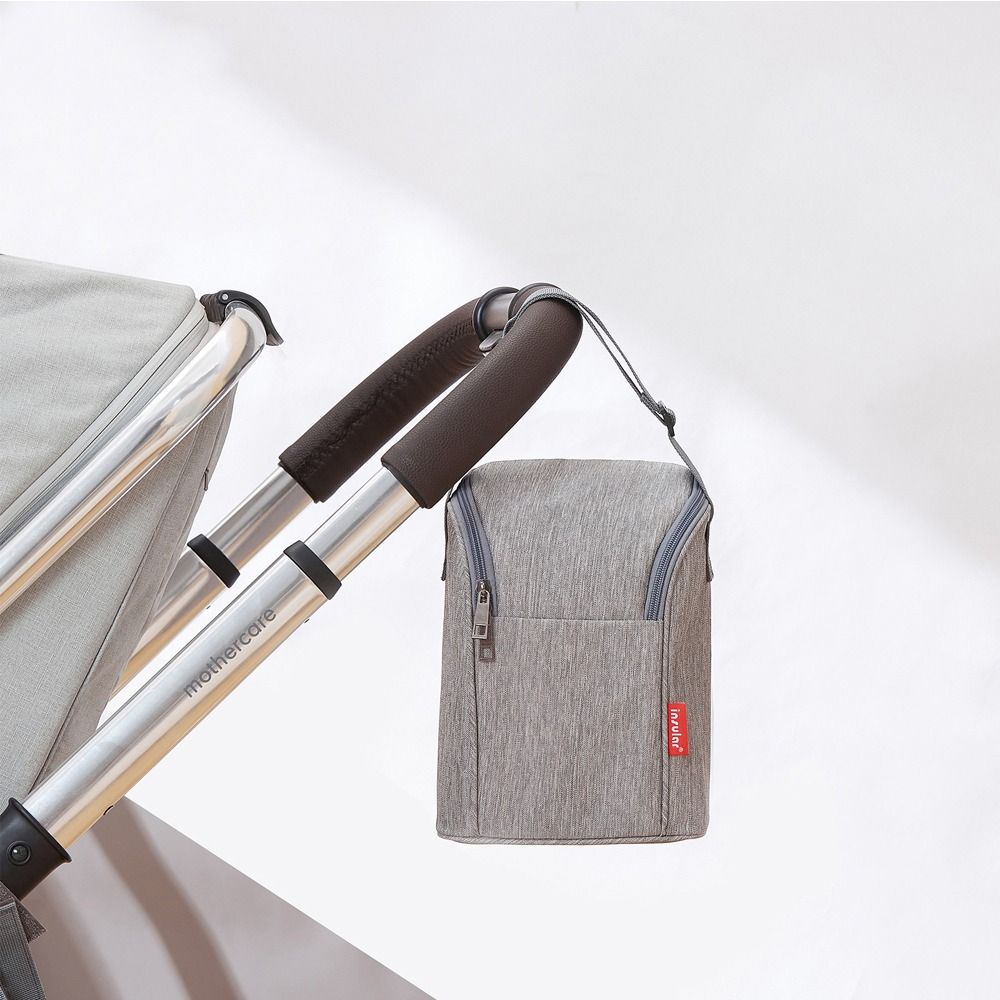 Zipper Water-proof Baby Food Bag Feeding Bottle Bag Breast-milk Storage Bag Stroller Hanging Bag