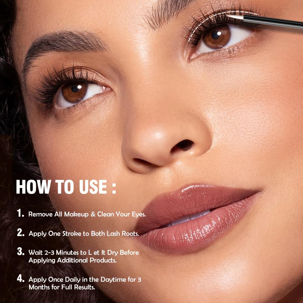 Lash Essence - Быстродействующая сыворотка для утолщения ресниц и бровей, придающая объем и лифтинг-эффект, уход за кожей вокруг глаз, улучшает и подтягивает ресницы, средство для роста ресниц | Сыворотка для увеличения объема ресниц